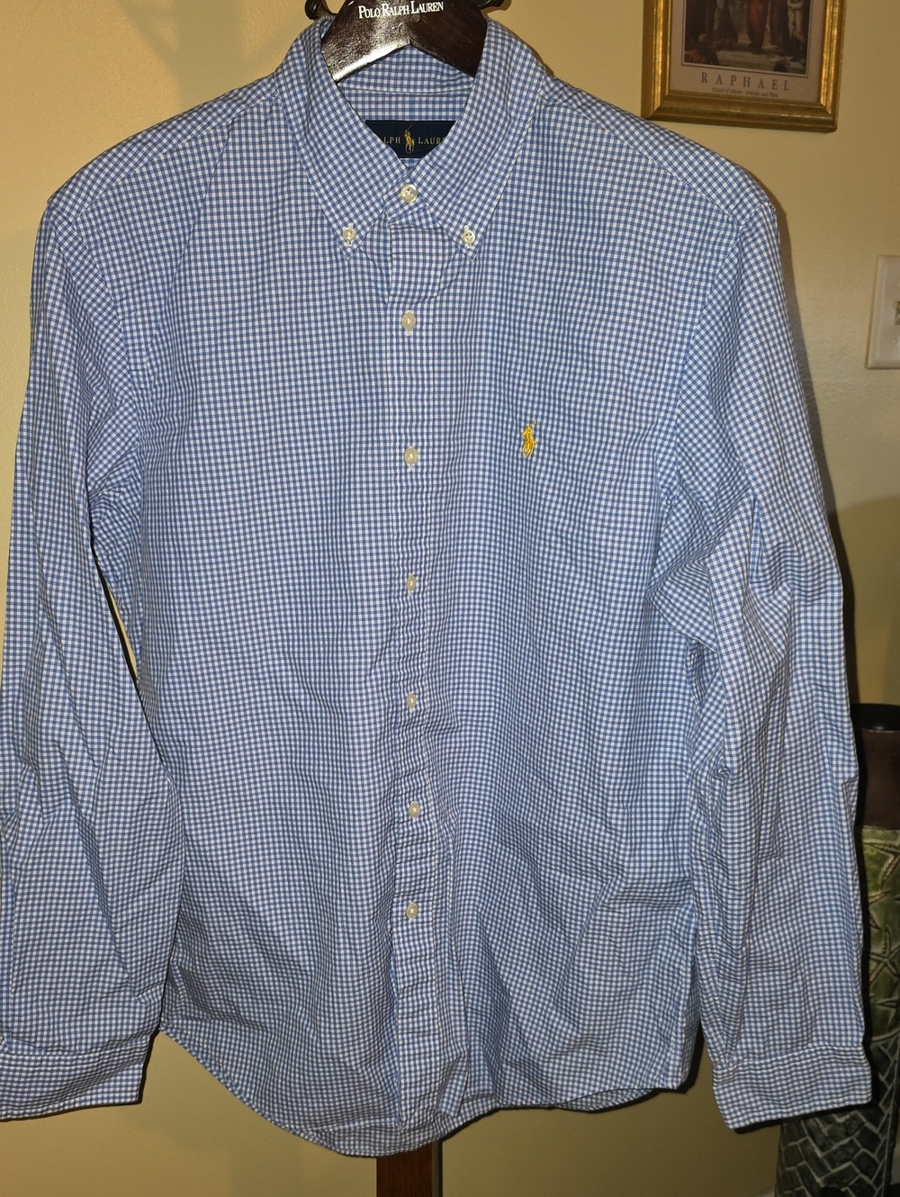 Polo by Ralph Lauren Light Blue Gingham Button-Down Shirt